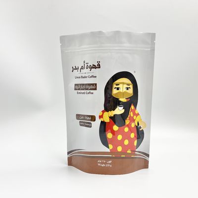 كيس تغليف أغذية بلاستيك شفاف غير لامع من  ذاتي الختم لشاي القهوة